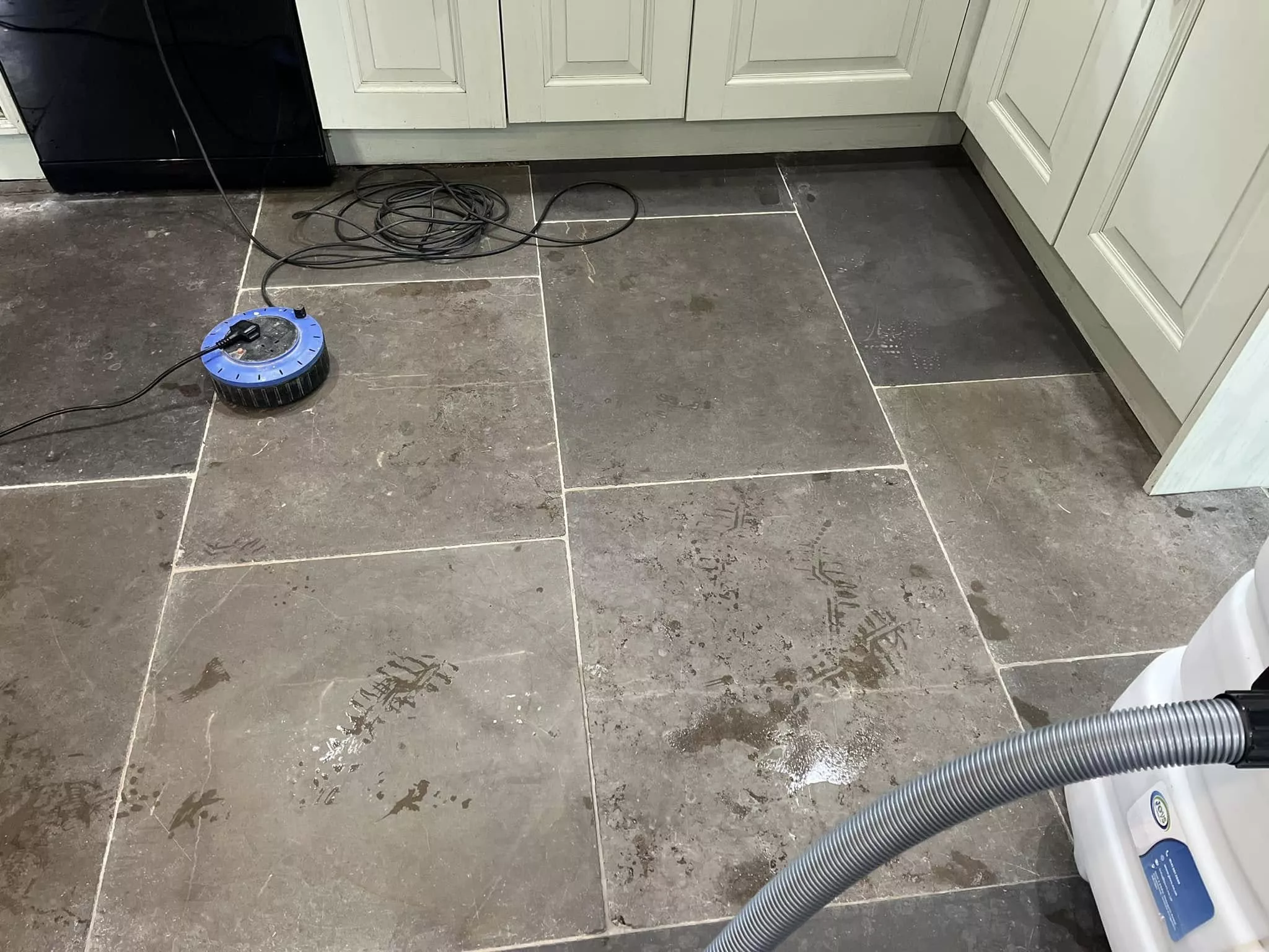 indoor-natural-stone-floor-cleaning-caerleon-before