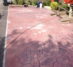 imprinted Concrete Restoration-before imprinted Concrete Restoration-before